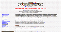 Desktop Screenshot of old.troop185wellesley.org